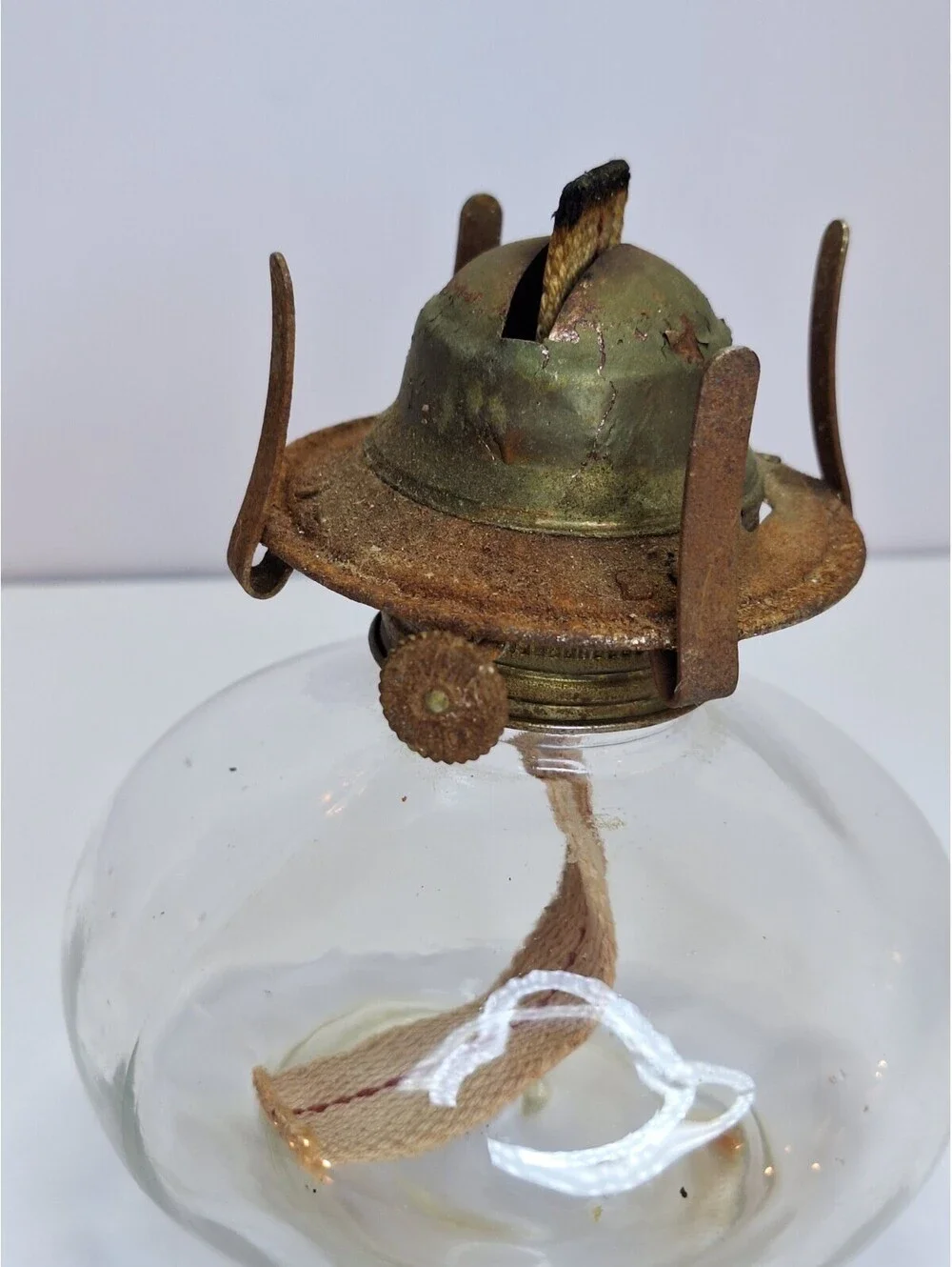 Antique clear glass